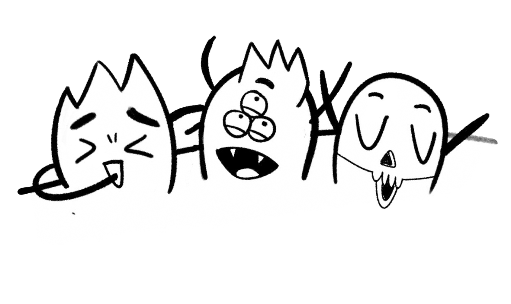 three bad characters